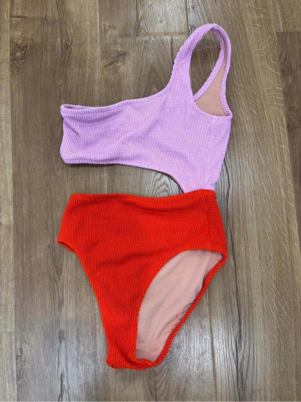 J. Crew Textured one-piece swimsuit with cutouts